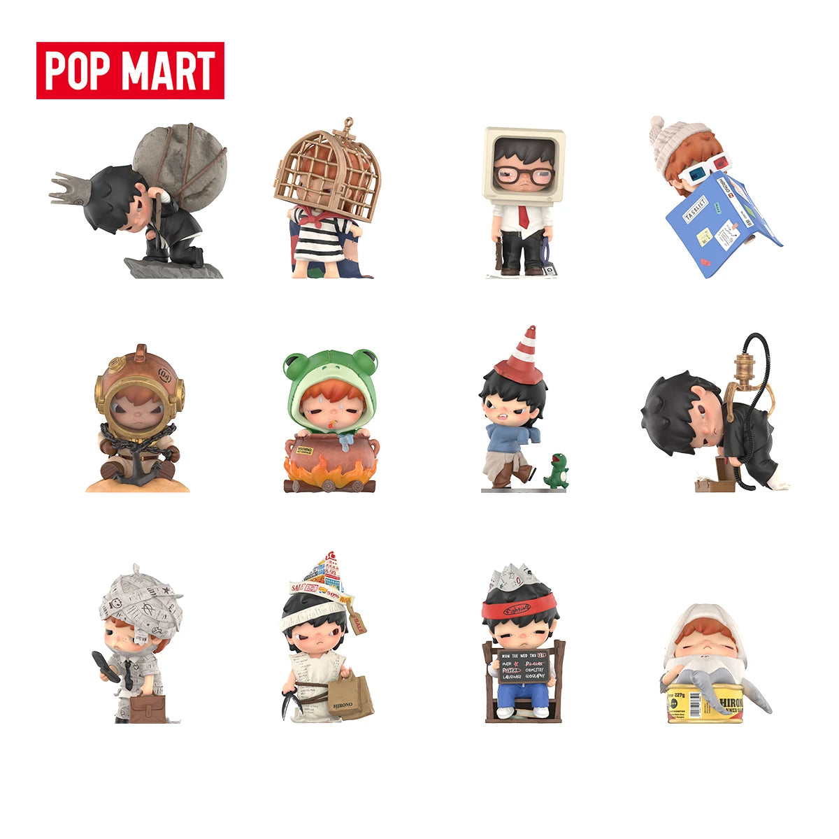 POP MART Hirono Tamed Wildgrass Blind Box Figures collector view
