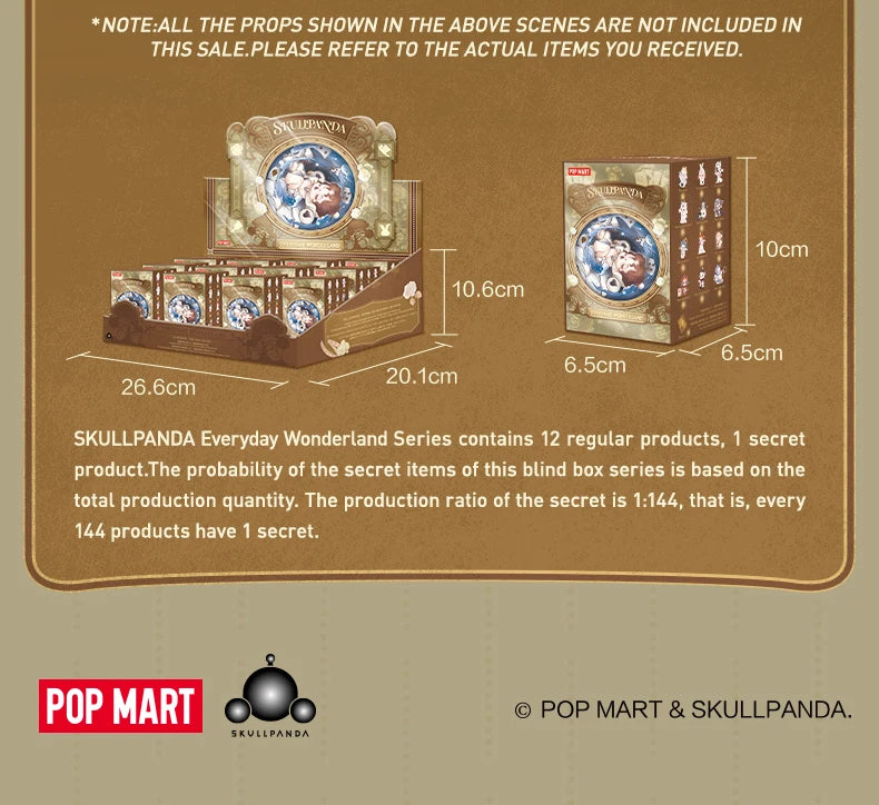 POP MART SKULLPANDA Everyday Wonderland Blind Box Figures (Pre-Order)