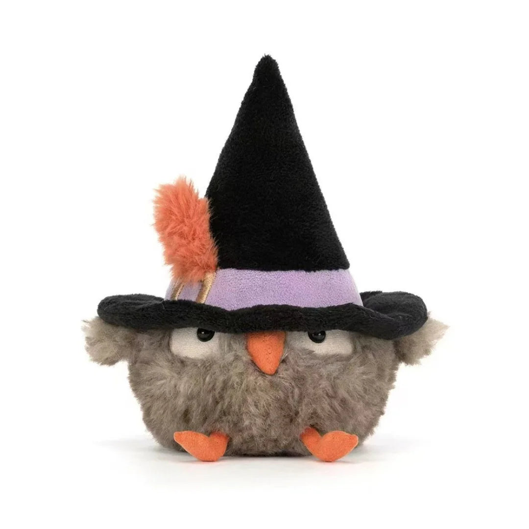 Halloween Witch Owl Plush – Cute Spooky Stuffed Toy
