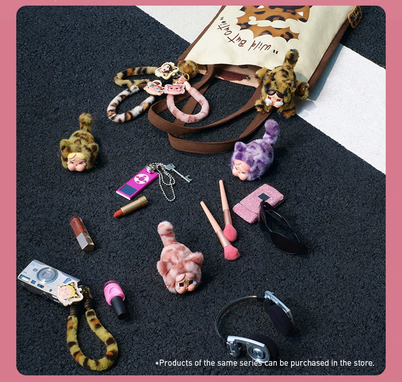 POP MART CRYBABY Wild but Cutie Plush Pendant + Monster Tears Blind Box Combo