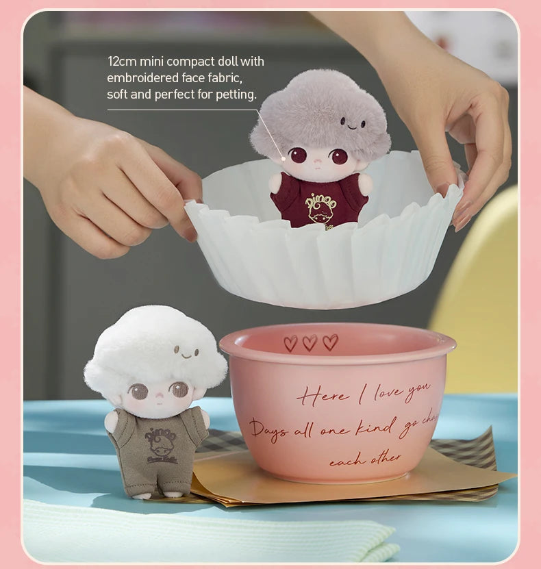 POP MART DIMOO Crush on Coffee Series Soft-faced Plush Keychain Blind Box