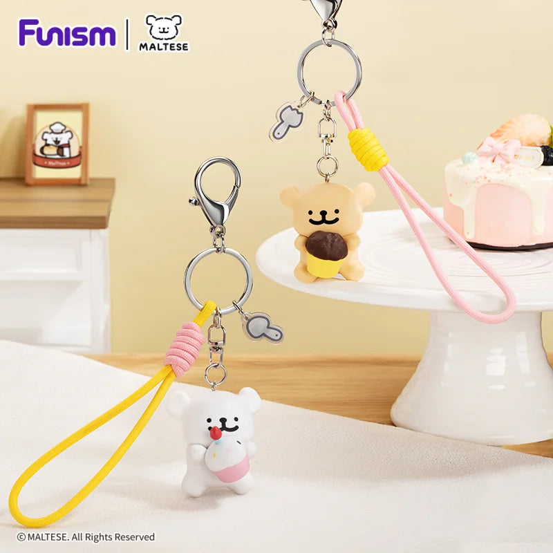 FUNISM Maltese Puppy Keychain Series