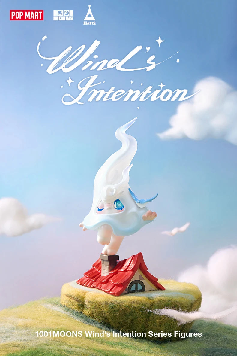 POP MART 1001MOONS Wind's Intention Series Figures Blind box art view
