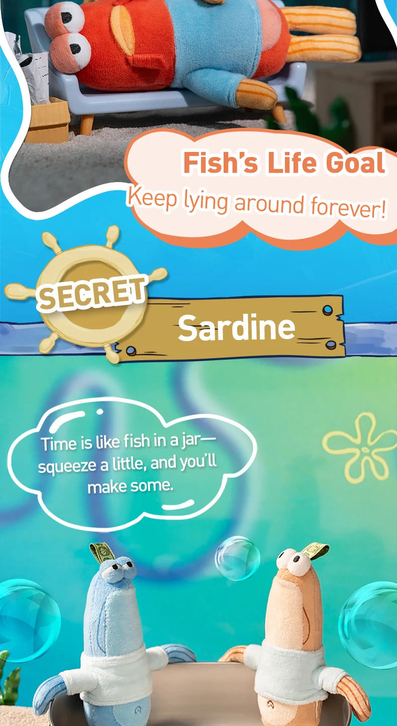 POP MART Bikini Bottom Buddies Whimsical Plush Blind Box