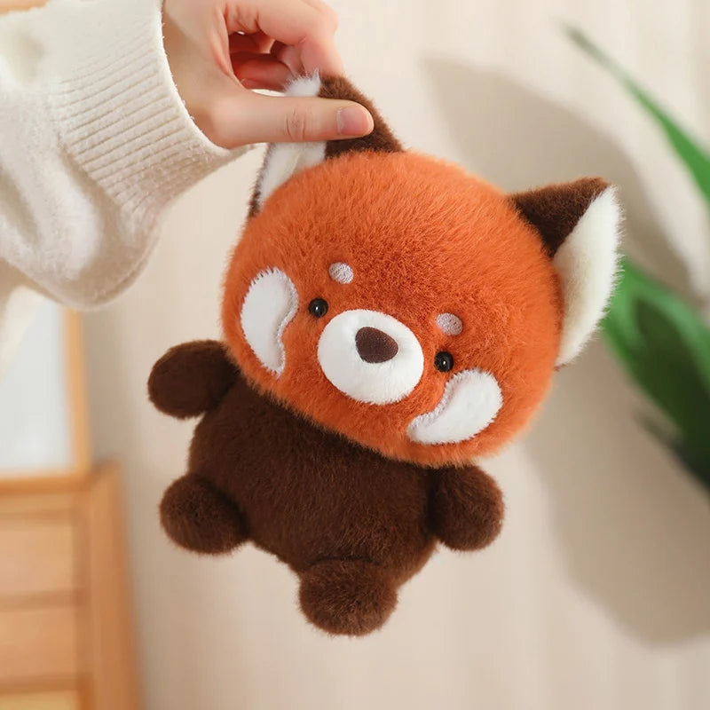 Cute Sitting Animals Plush – Red Panda, Fox, Sloth, Cat, Capybara & Pig