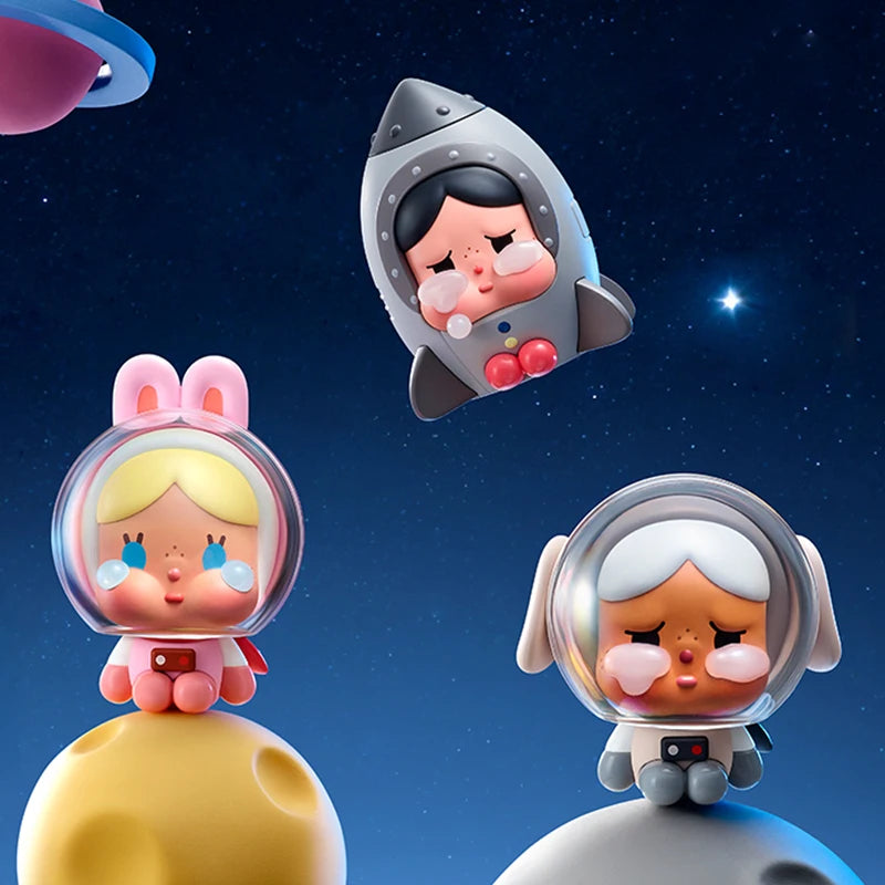 POP MART Crybaby Crying to the Moon Sitting Series Blind Box Figures