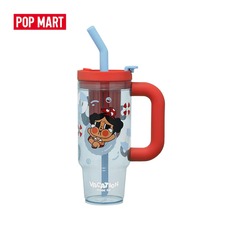 POP MART CRYBABY Vacation Mode On Straw Cup