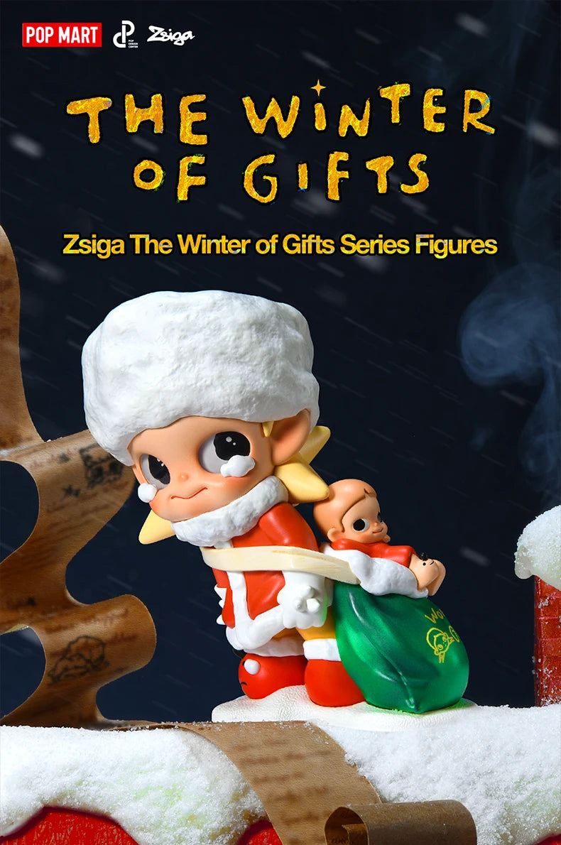 POP MART Zsiga The Winter of Gifts Series Blind Box Figures