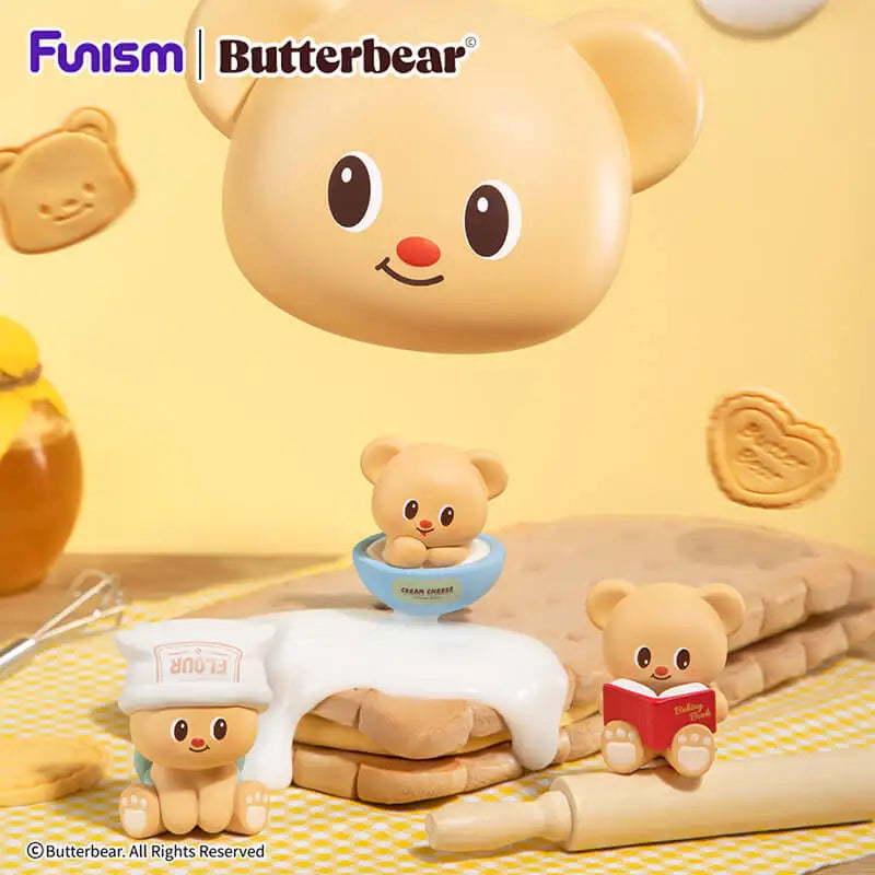 FUNISM Butterbear Baked with Love Cubby Face Blind Box Figures