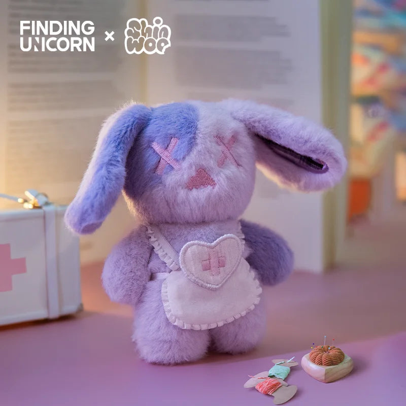 ShinWoo x Finding Unicorn Ragbear Clinic Series Plush Blind Box – Collectible Mystery Bears