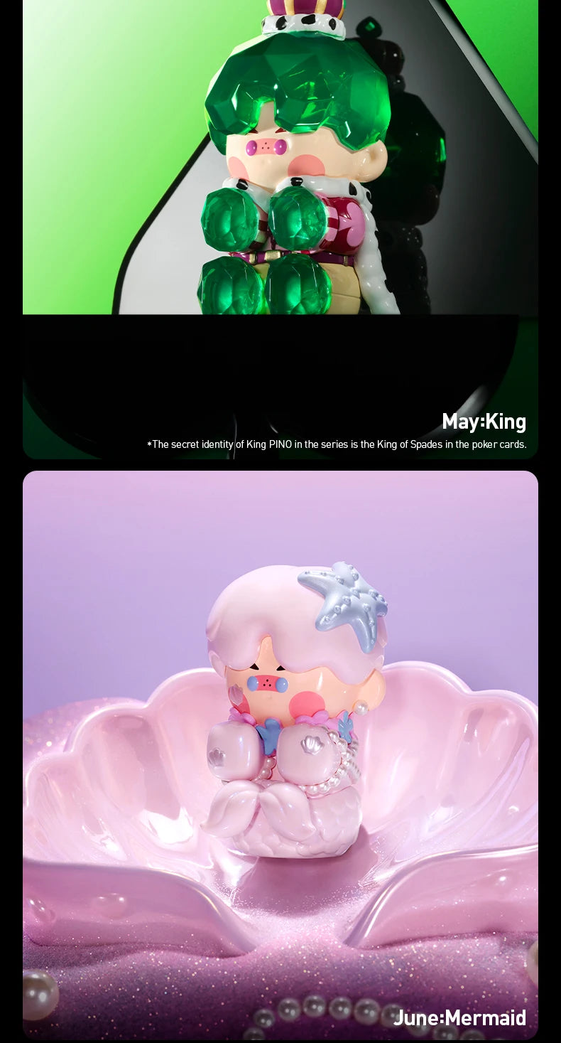 POP MART PINO JELLY Hard & Shiny Series Blind Box Figures