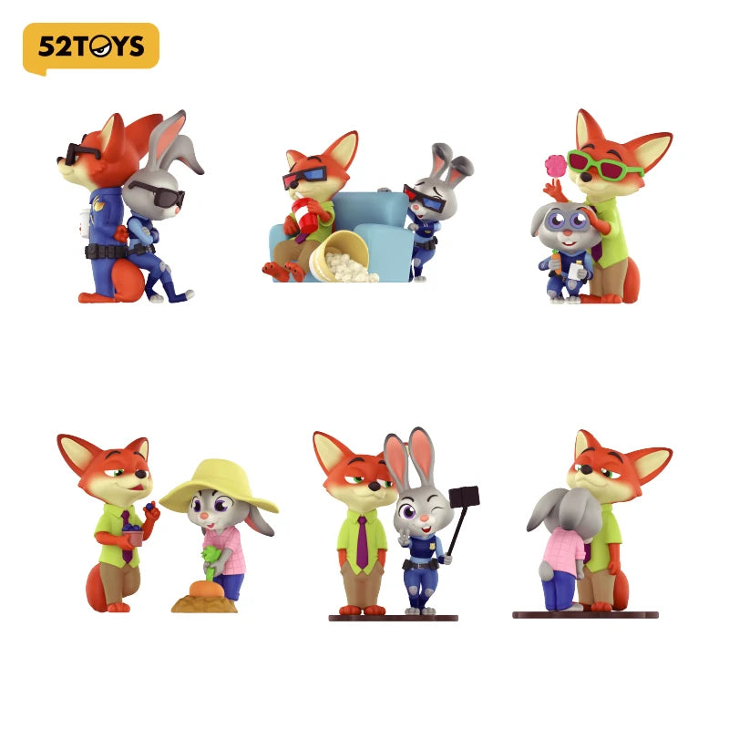 52TOYS Zootopia Best Duo Blind Box Collectible Figure