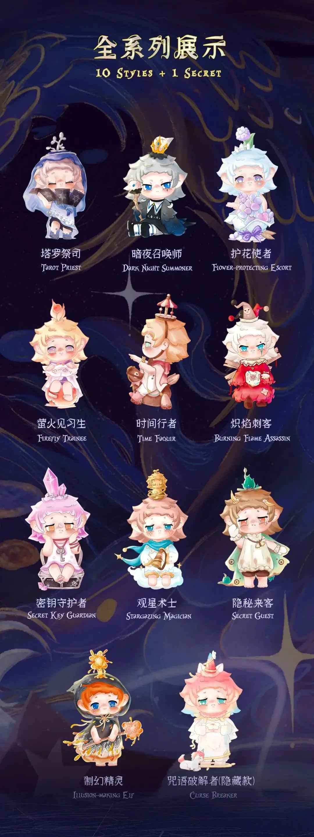 Heyone Faya Magic Soul Series Blind Box Figures