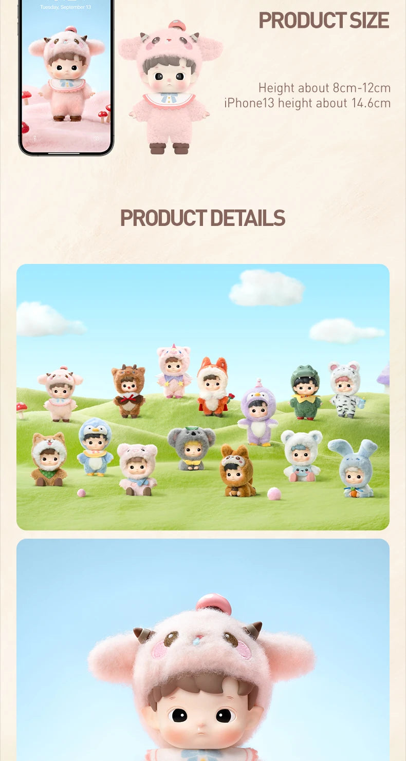 POP MART HACIPUPU Snuggle With You Series Blind Box Figures