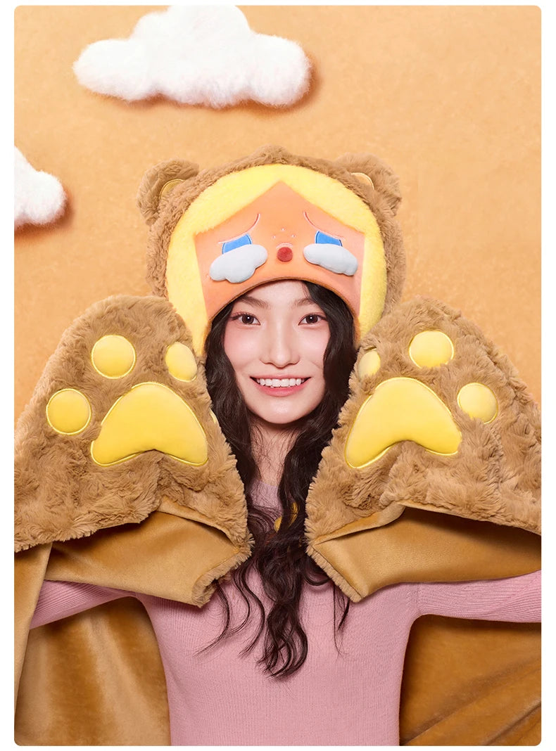 POP MART POP BEAN CRYBABY Fluffy & Cozy Multi-functional Blanket