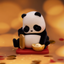 52TOYS Panda as a Cat Blind Box Mystery Flocking Collectible Figure