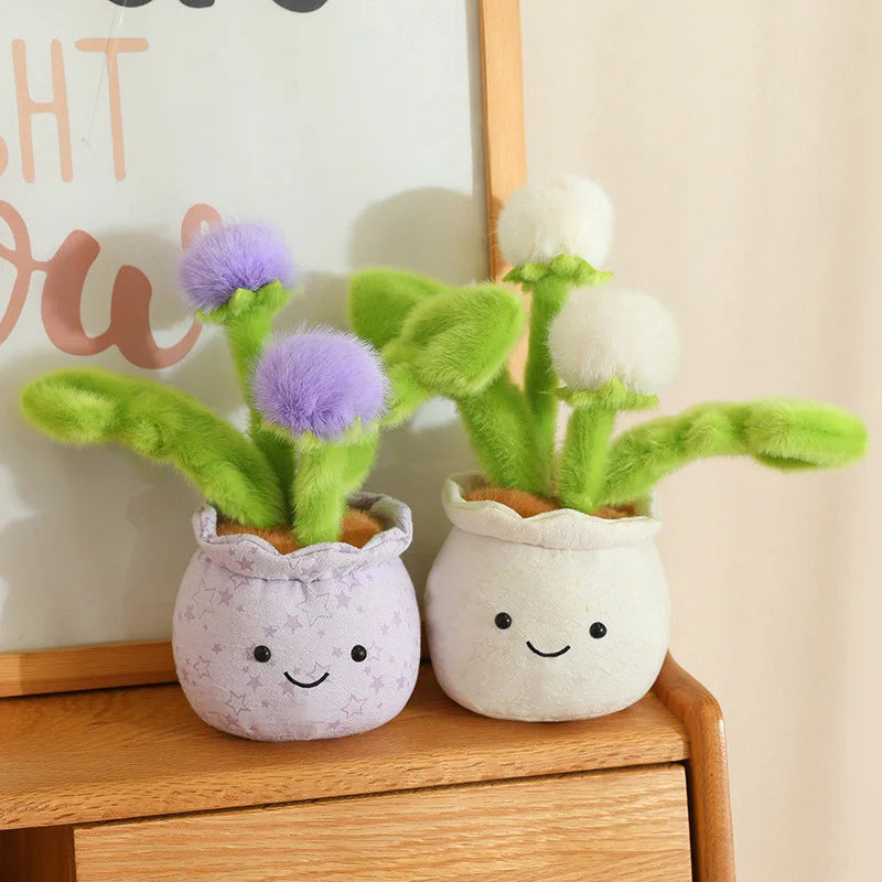 Cute Stuffed Plush Plant Toy Interesting Dandelion Plush detail view