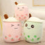 Kawaii Milk Tea Plush Pillow – Cute Boba Stuffed Toy