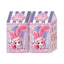 Fruit Milk Series packaging with a pink bunny character on a white background