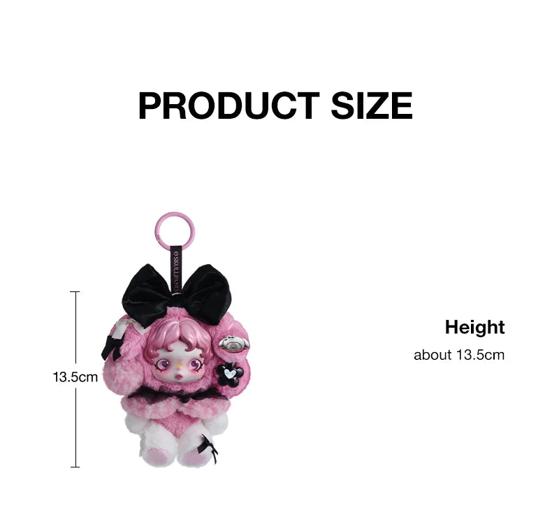 POP MART SKULLPANDA × My Melody Plush Pendant | BlindBox NZ POP MART SKULLPANDA × My Melody Plush Pendant | BlindBox NZ