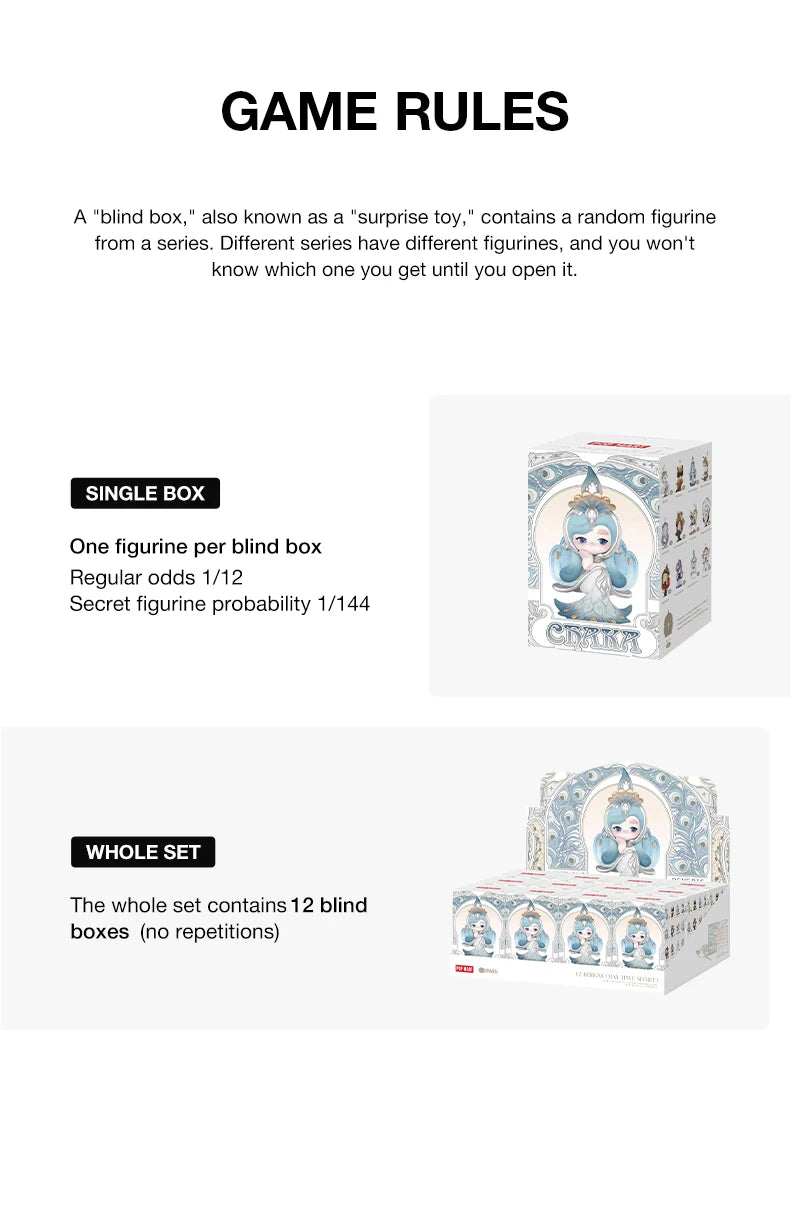 POP MART CHAKA Luminous Reverie Series Blind Box Figures