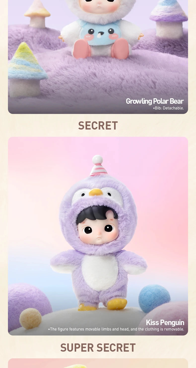 POP MART HACIPUPU Snuggle With You Series Blind Box Figures