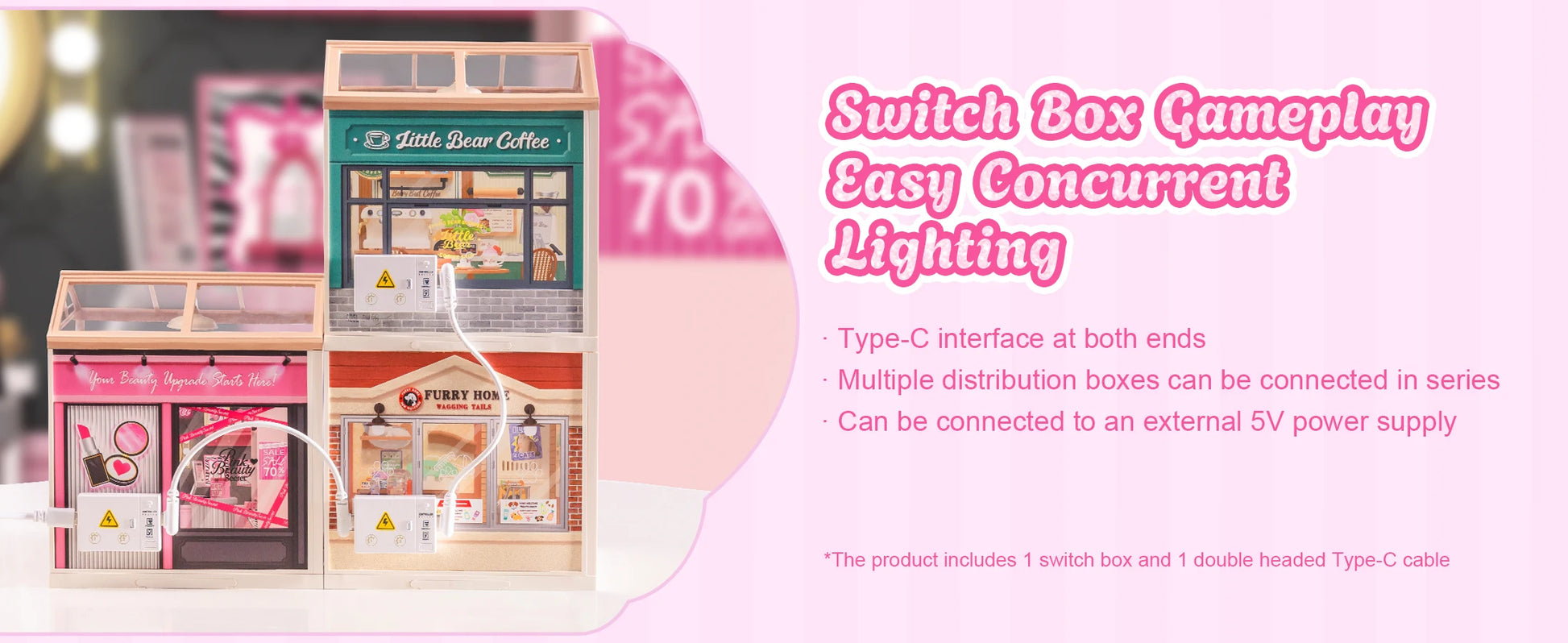 ROBOTIME Rolife Super Creator Series Pink Beauty Dollhouse image 13