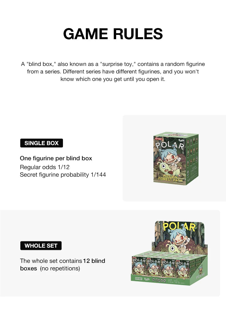 POP MART Polar Season 2 Hidden Forest Path Series Blind Box Figures