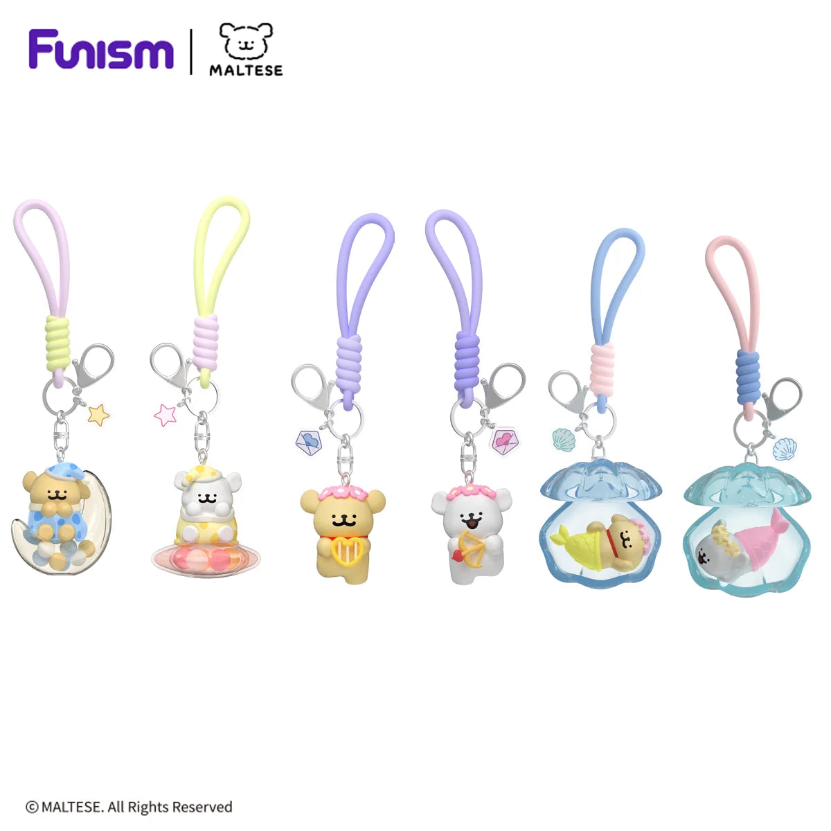 FUNISM Maltese Series Keychain Accessory Season front product view