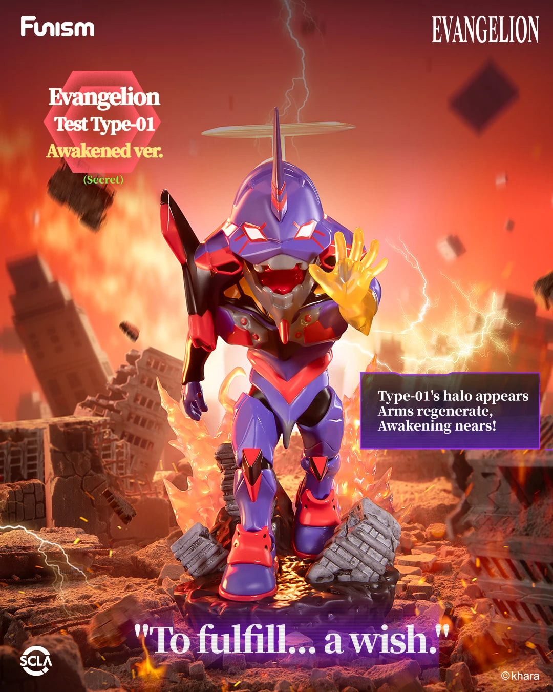 FUNISM EVA Vol.1 Neon Genesis Evangelion Blind Box Figures