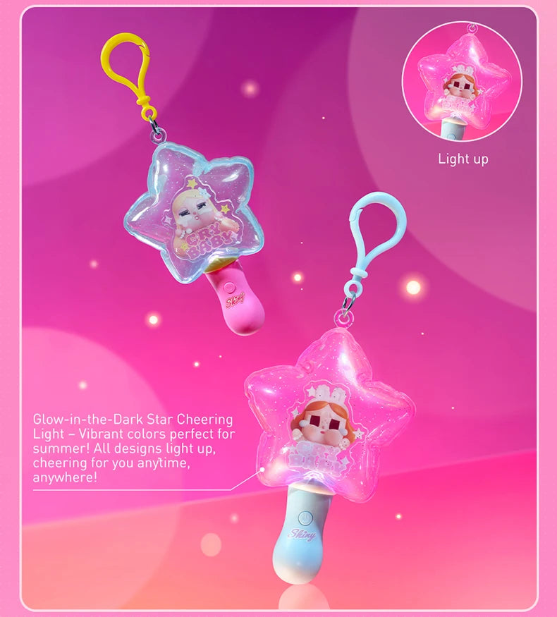 POP MART CRYBABY Shiny Shiny Series Luminous Pendant Blind Box