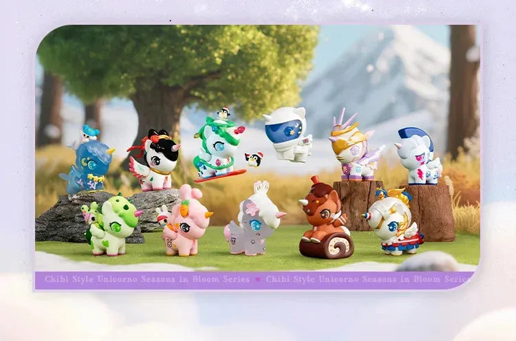 TNTSPACE Chibi Style Unicorno Series Blind Box Figures