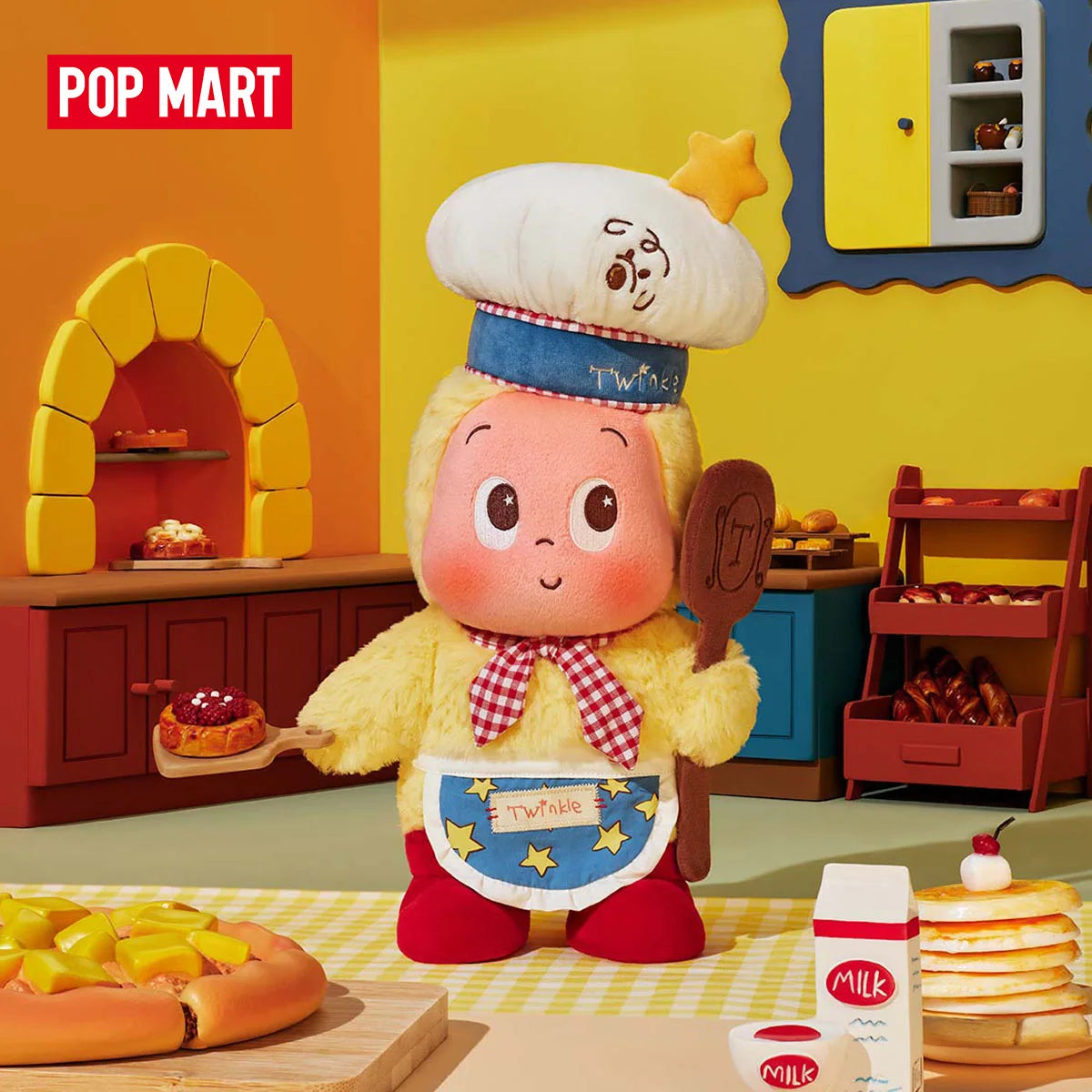 POP MART MOON GELATO Series-Baker Plush Doll packaging view