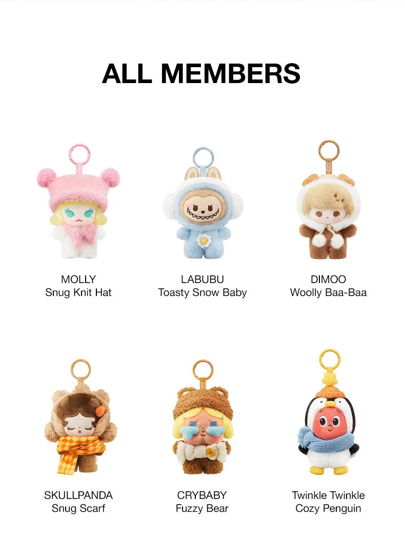 POP MART POP BEAN Fluffy & Cozy Plush Pendant Blind Box