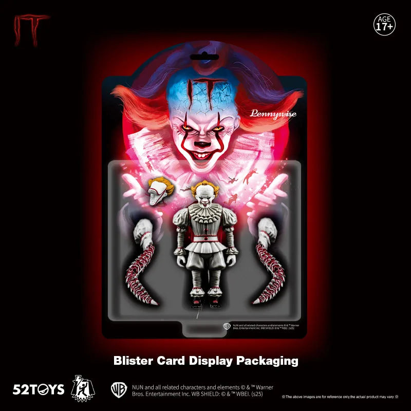 52TOYS Action Figure Dance of Lightning IT-Pennywise, Action Figure Toys, 3.75inch Adjustable Figure Anime Toys Adult Boys Child
