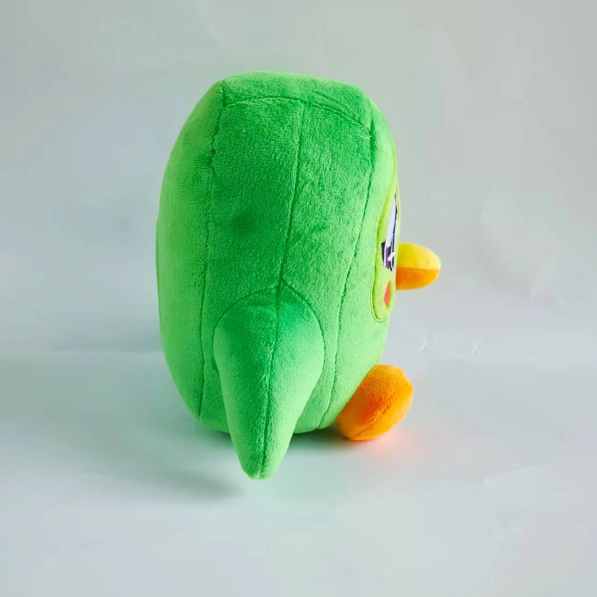 Kawaii Duolingo Green Owl Plush Toy Plushie of collector view