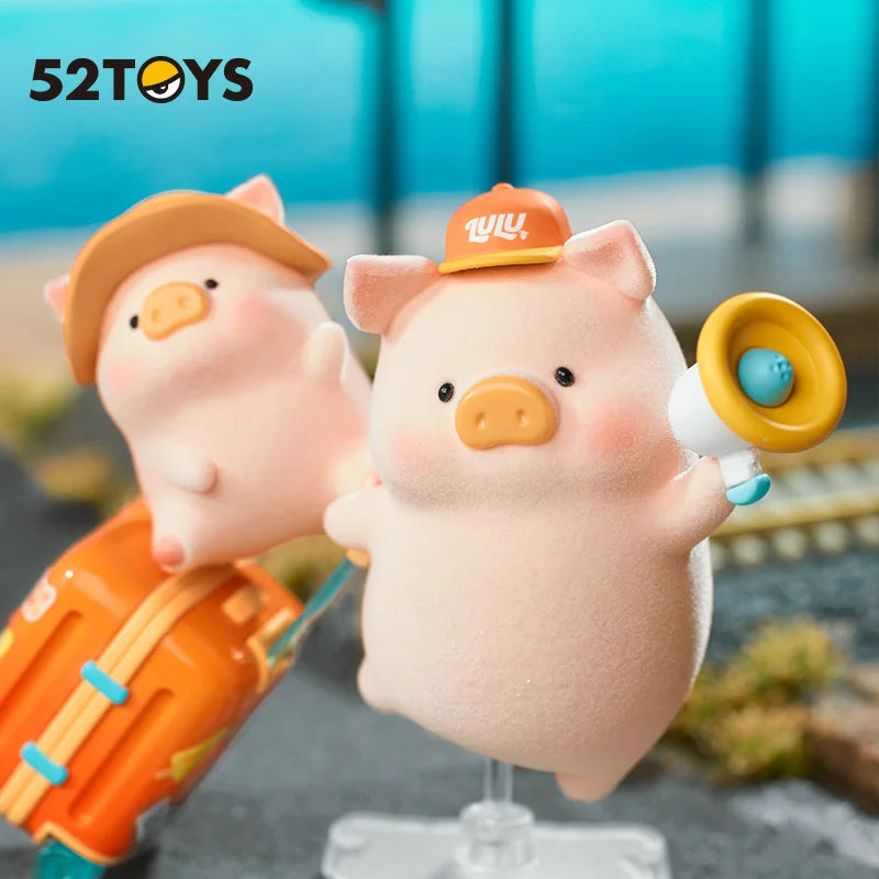 52TOYS Blind Box LULU The Piggy Travel Series,  Mystery Box, 1PC Action Figure Collectible Toy Desktop Decoration Gift