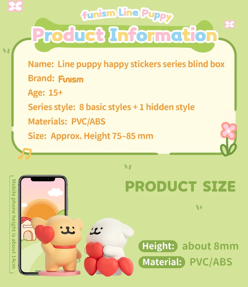 FUNISM Maltese Happy Snuggling Series Blind Box Figures