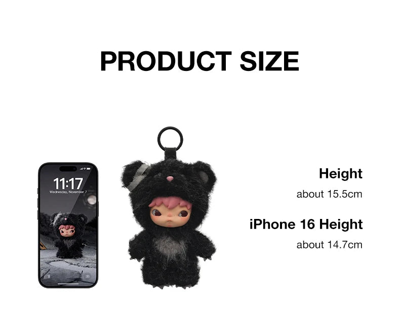 POP MART Hirono Road Journal Plush Doll Pendant Blind Box