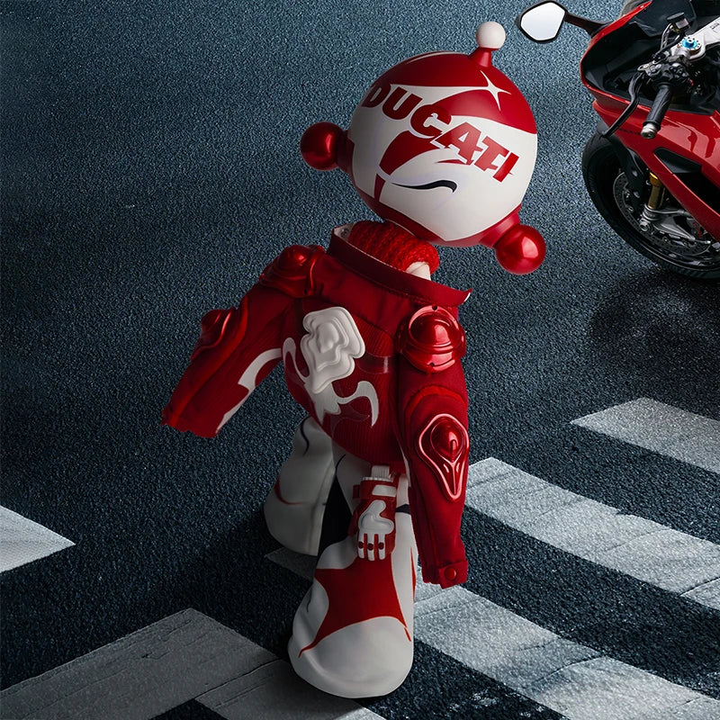 スカルパンダ× DUCATIコラボ 1/6 フィギュア★シュリンク付き★ POP MART SKULLPANDA × Ducati 1/6 Action Figure | BlindBox NZ