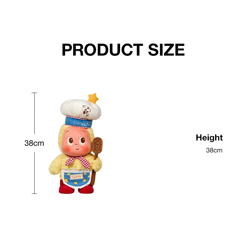 POP MART MOON GELATO Series-Baker Plush Doll collector view