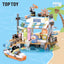 TOPTOY Building Block Parrot BEBE Vacation Series Building Block Small Particle Boy Girl  Assembled Toy Model Ornament Gift