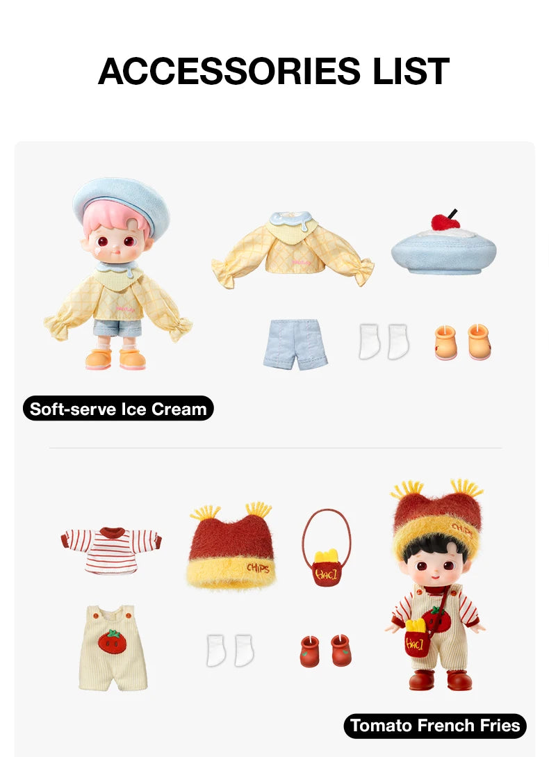 POP MART HACIPUPU Little Foodie Series 1/12 Blind Box Action Figure