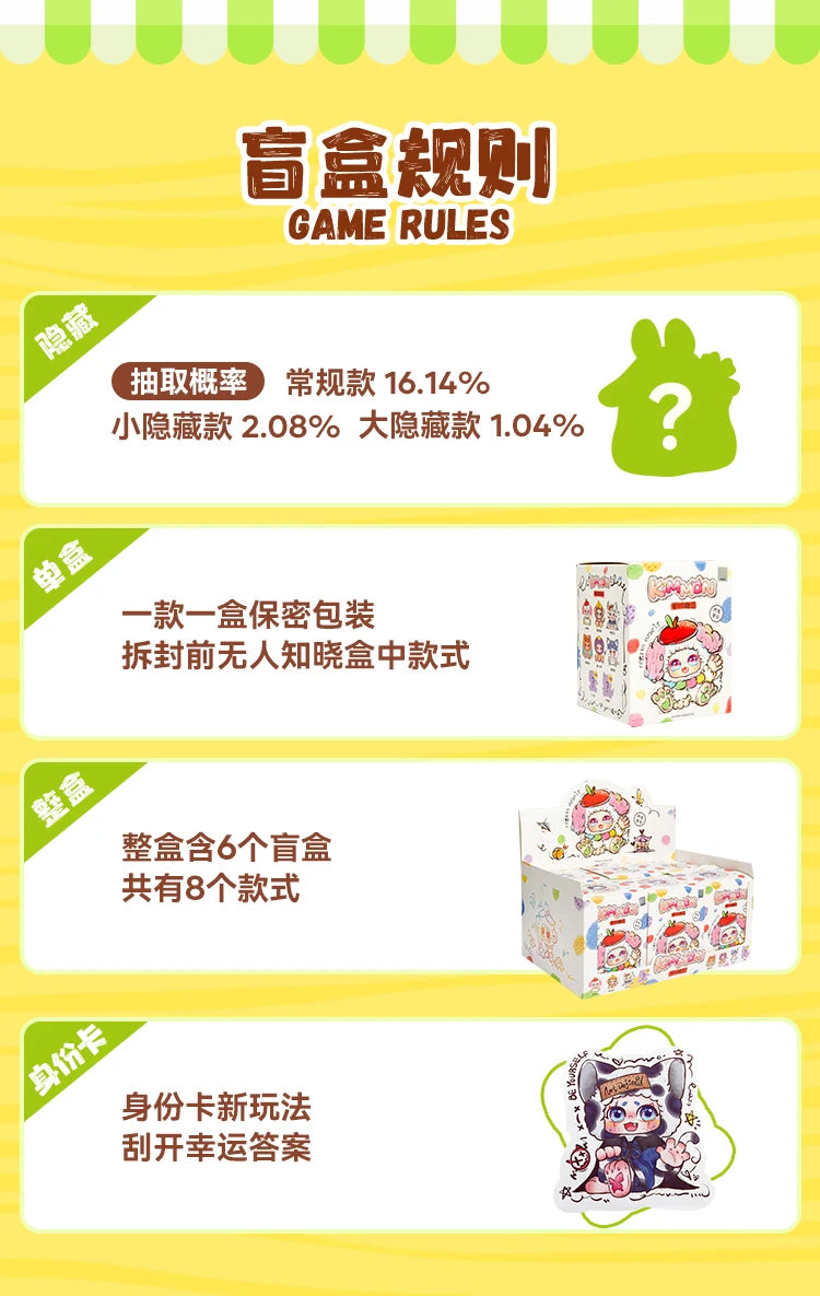 Kimmom Regain Myself Series Plush Blind Box Collectible Figures