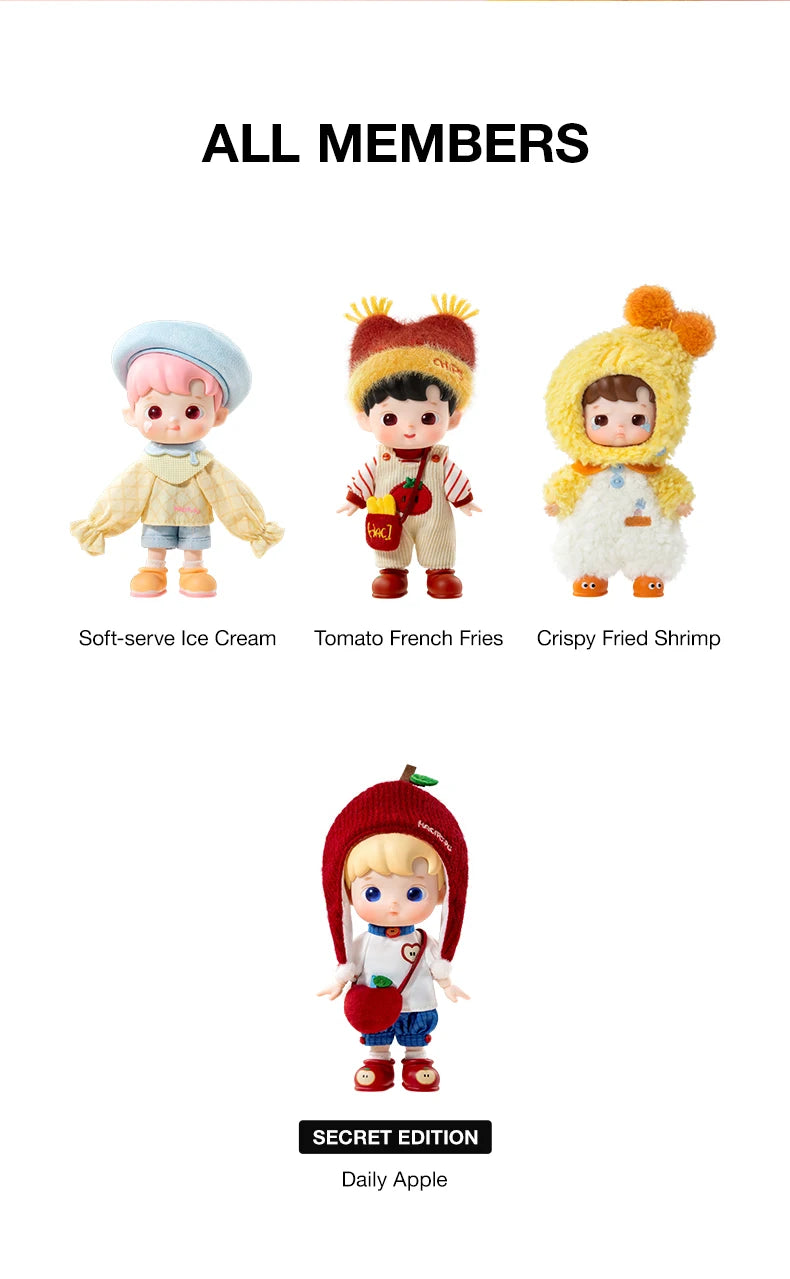 POP MART HACIPUPU Little Foodie Series 1/12 Blind Box Action Figure