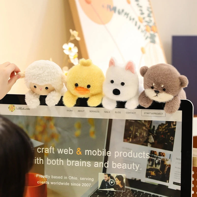 Cute Sitting Animals Plush – Red Panda, Fox, Sloth, Cat, Capybara & Pig