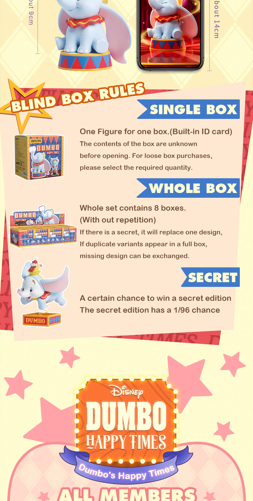 52TOYS Disney Dumbo’s Happy Times Blind Box