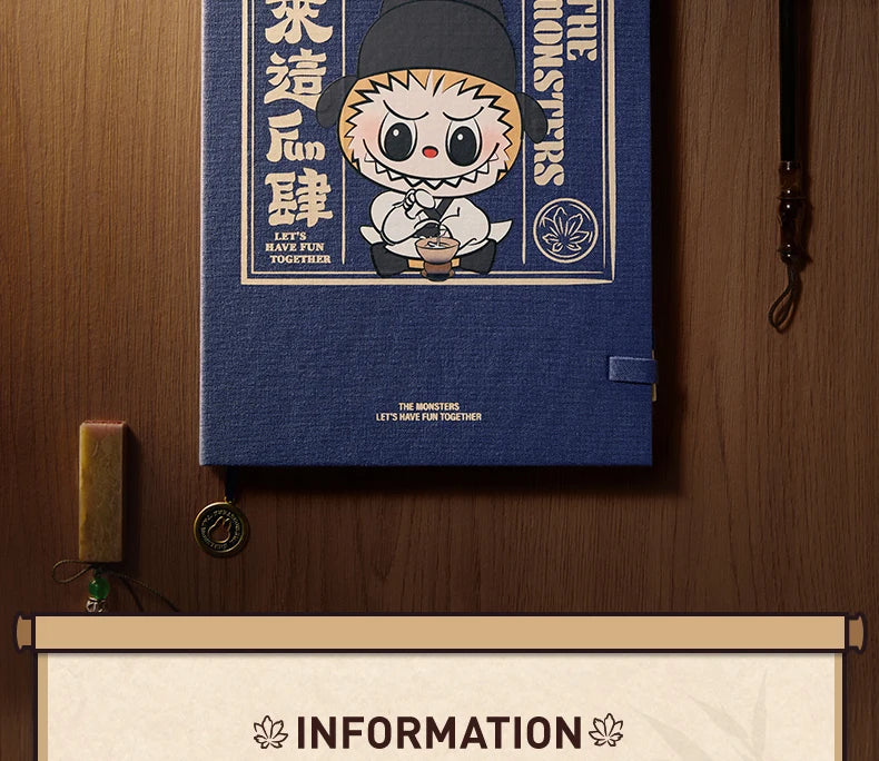 POP MART THE MONSTERS Let’s Have Fun Together Notebook