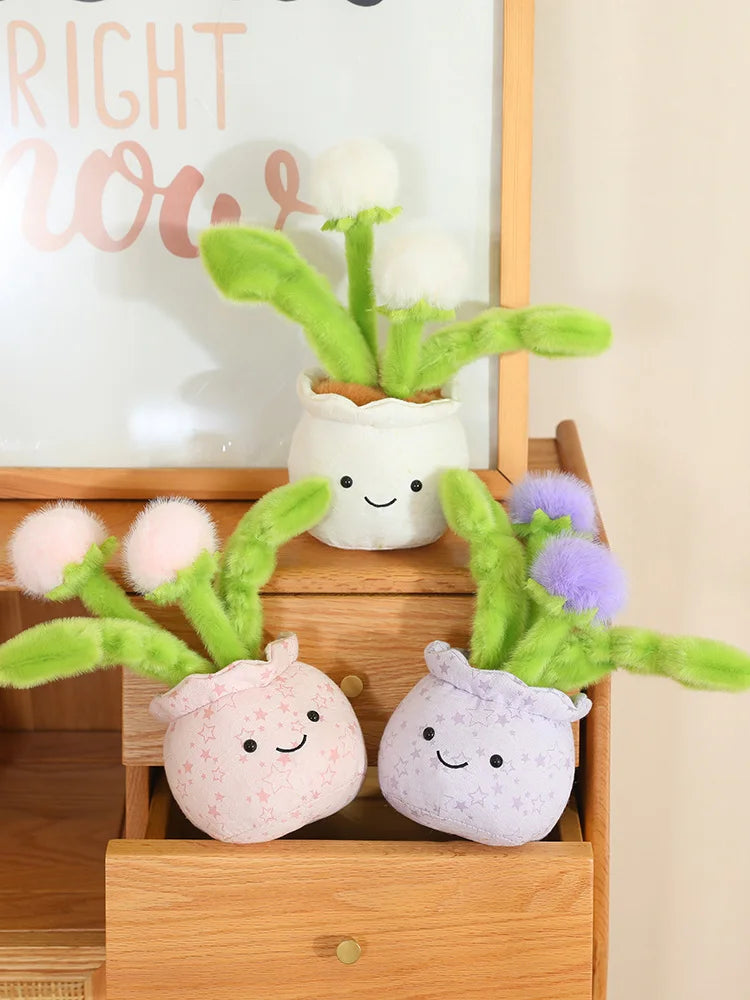 Cute Stuffed Plush Plant Toy Interesting Dandelion Plush image 15