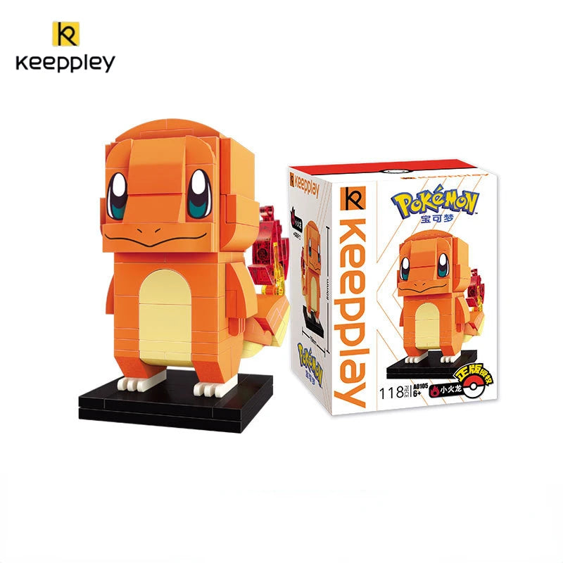KEEPPLEY Pokémon Brickhead Series Building Blocks Pikachu Bulbasaur Psyduck